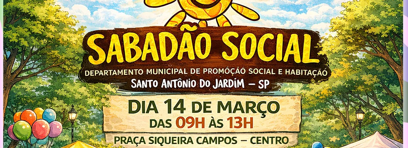 SABADÃO SOCIAL – AÇÃO EM PRAÇA PÚBLICA