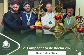 2º Campeonato de Bocha 2023