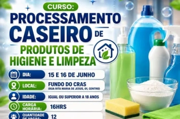 Curso Processamento Caseiro de Produtos de Higiene e Limpeza