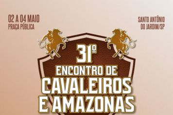 Vem aí nosso 31º Encontro de Cavaleiros e Amazonas!