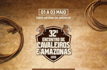 Programação 32° Encontro de Cavaleiros e Amazonas!