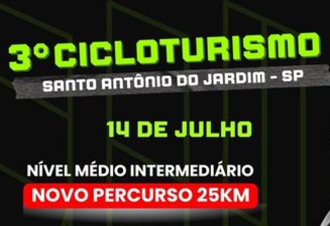 3º Cicloturismo em Santo Antônio do Jardim - SP 