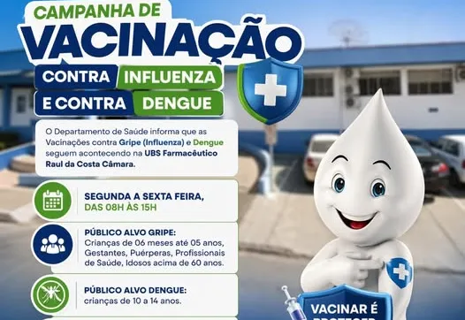 Campanha de Vacinação contra Influenza e Dengue