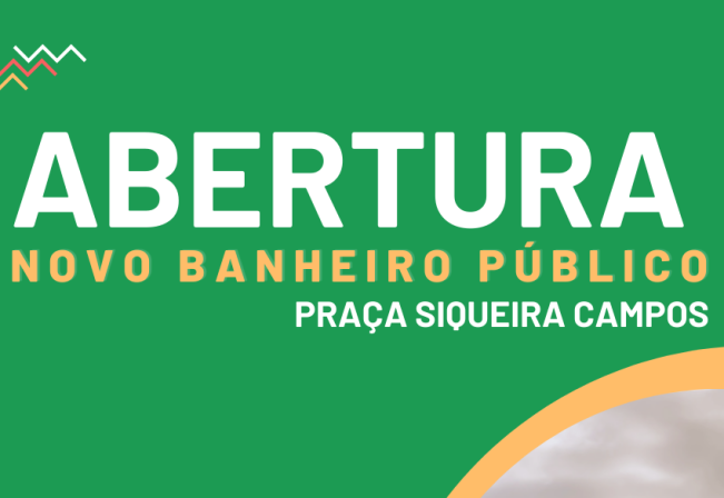 ABERTURA NOVO BANHEIRO PÚBLICO 