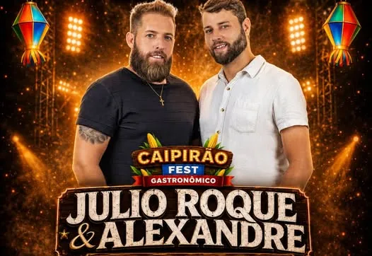 ATRAÇÃO CONFIRMADA PARA O SEGUNDO DIA DE CAIPIRÃO FEST!