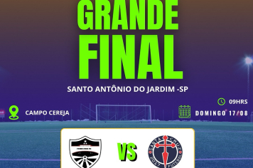 Grande Final: Folha Seca e Santa Cruz disputarão o título do Campeonato Municipal de Futebol Amador em Santo Antônio do Jardim