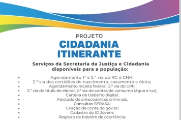 Projeto Cidadania Itinerante