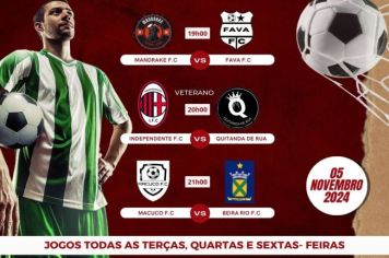 VEM AI! Campeonato Amador de Futsal - Categoria Livre e Veterano em Santo Antônio do Jardim! 