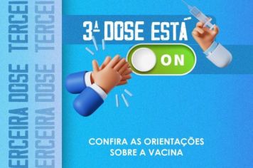 VACINAÇÃO COVID. TERCEIRA DOSE