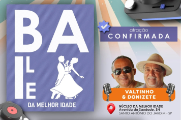 Anunciamos a atração do Baile da Melhor Idade!