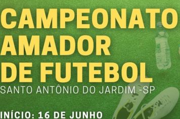 Campeonato Amador de Futebol em Santo Antônio do Jardim - SP