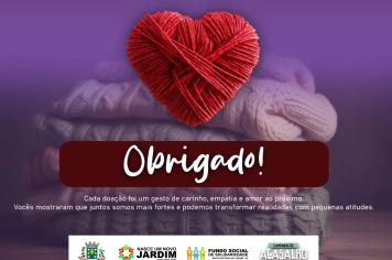 Solidariedade que Aquece: Campanha do Agasalho de Santo Antônio do Jardim Supera Expectativas!