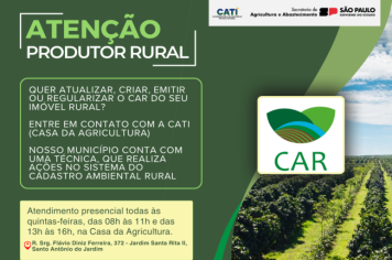 CAR - CADASTRO AMBIENTAL RURAL 