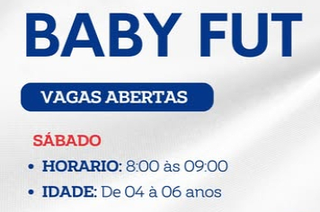NOVA MODALIDADE: BABY FUT