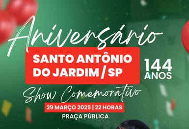 E para nossa festa ficar ainda melhor djconradofadine vai estar comandando o palco do 144° aniversário de Santo Antônio do Jardim! 