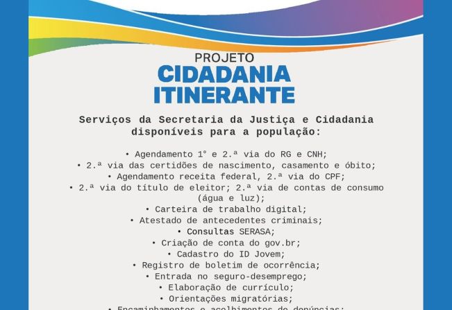 Projeto Cidadania Itinerante