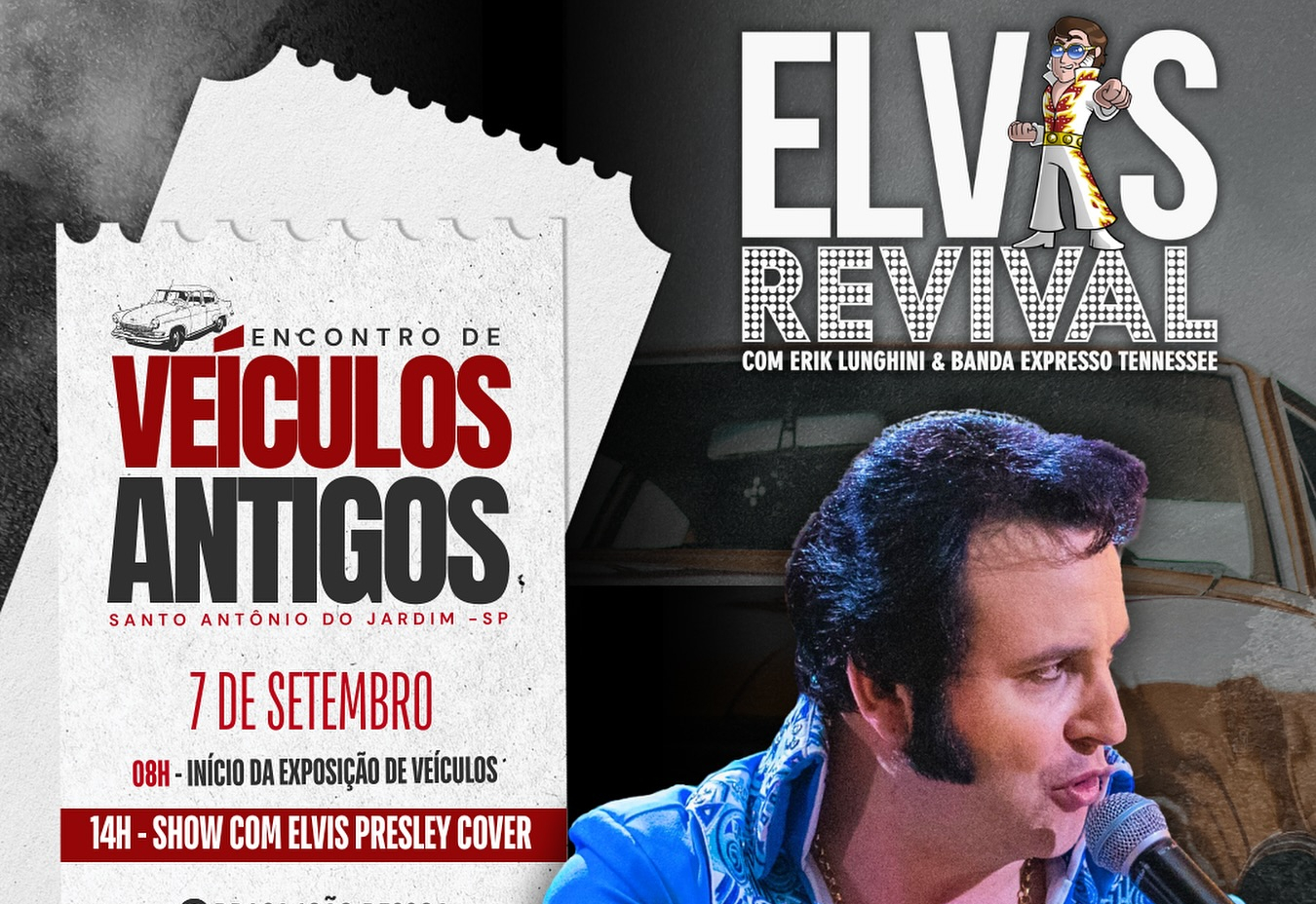 Encontro de Veículos Antigos em Santo Antônio do Jardim!