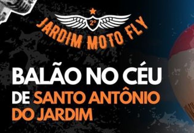 Balão nos céus de Santo Antônio do Jardim!