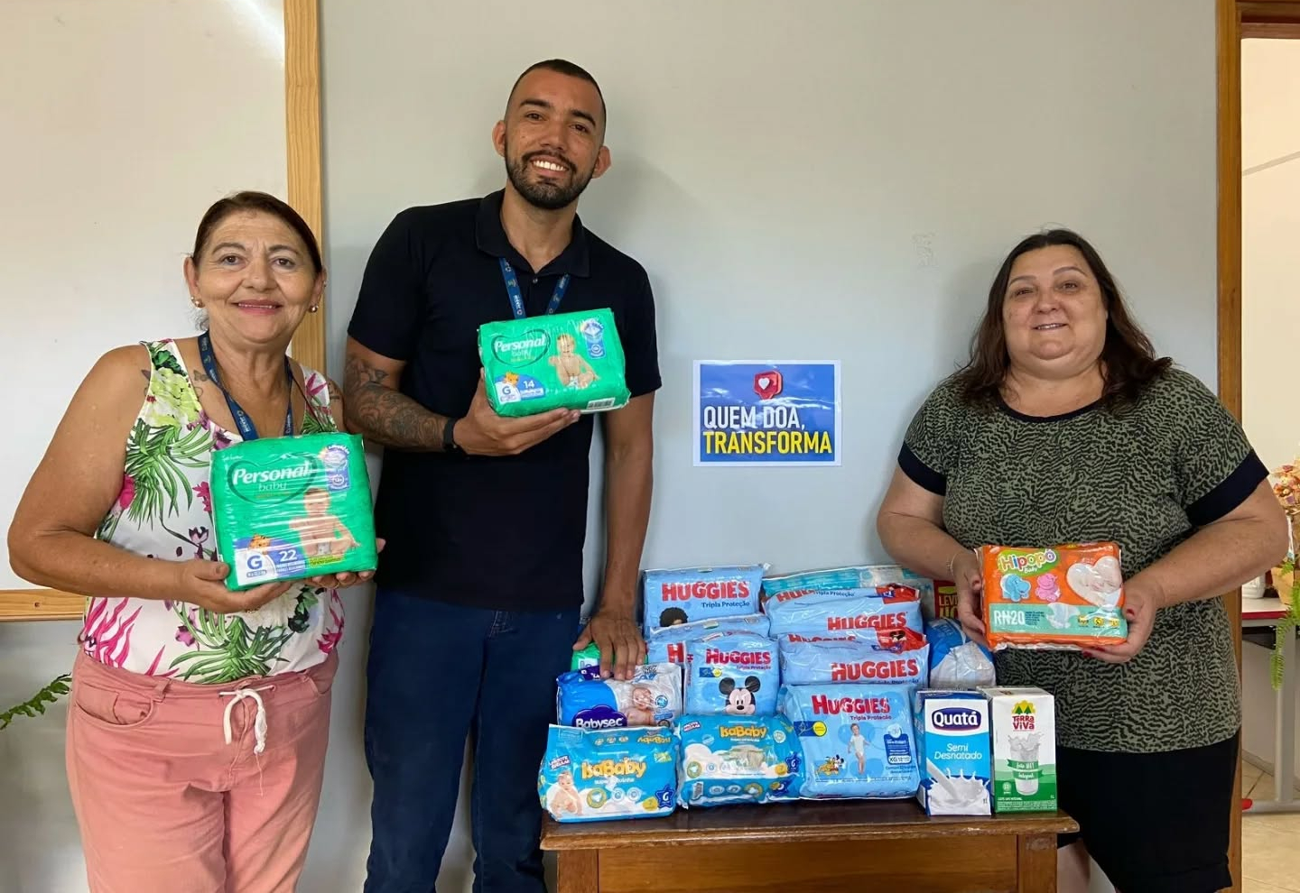 Temos a alegria de informar que as doações recebidas no último sábado foram repassadas com sucesso para o Fundo Social de Solidariedade de Santo Antônio do Jardim!